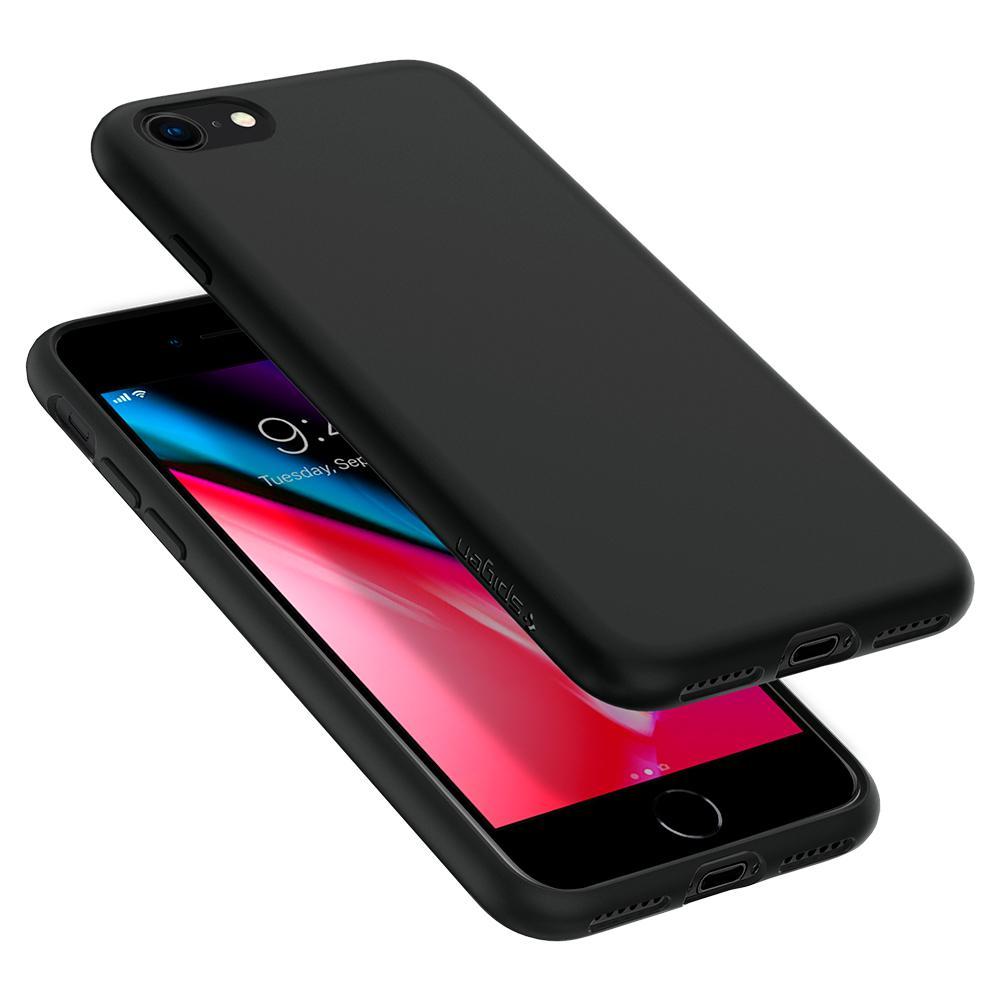 Funda Liquid Crystal iPhone 7/8/SE Matte Black