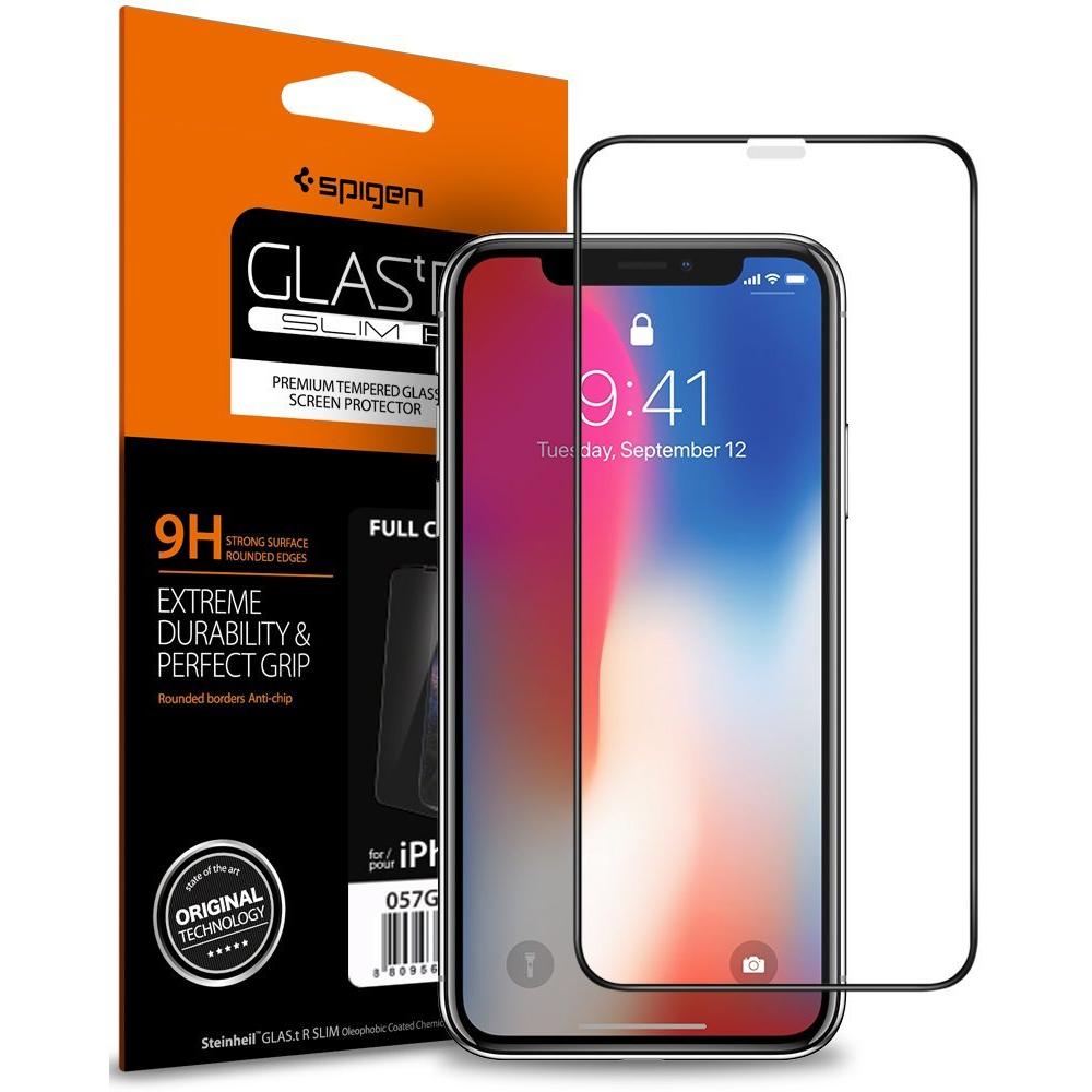 Screen Protector GLAS.tR SLIM HD iPhone X/XS Negro