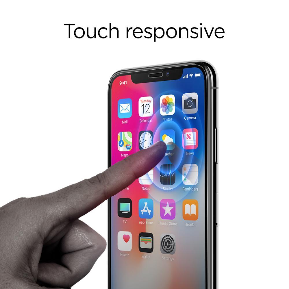 Screen Protector GLAS.tR SLIM HD iPhone X/XS Negro