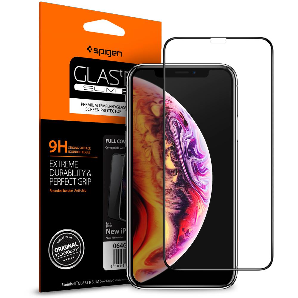 Screen Protector GLAS.tR SLIM HD iPhone XR Negro