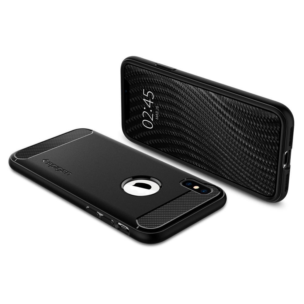 Funda Rugged Armor iPhone X/XS Black