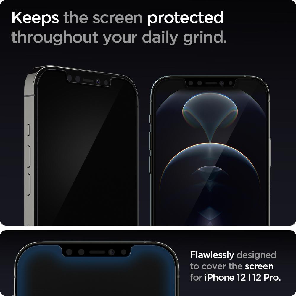 Screen Protector GLAS.tR EZ Fit (2 piezas) iPhone 12/12 Pro