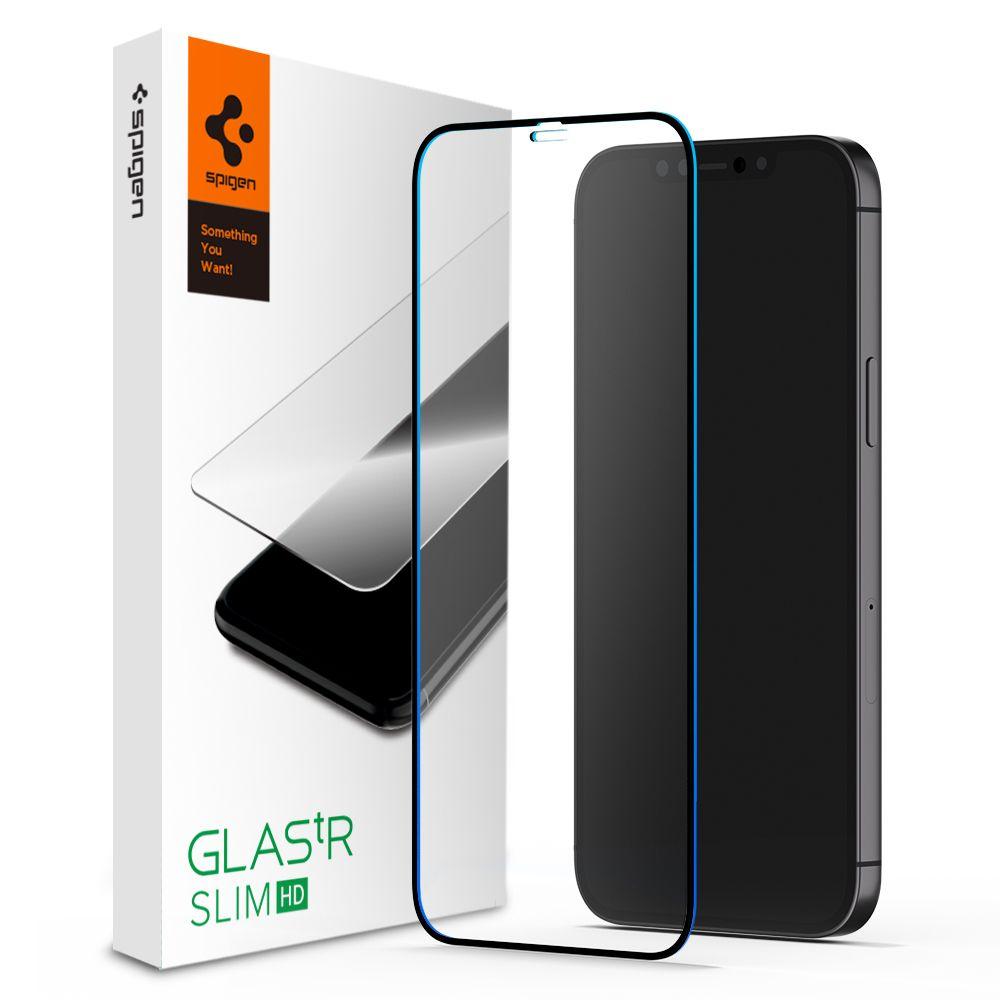 Full Cover Screen GLAS.tR SLIM iPhone 12 Pro Max Negro