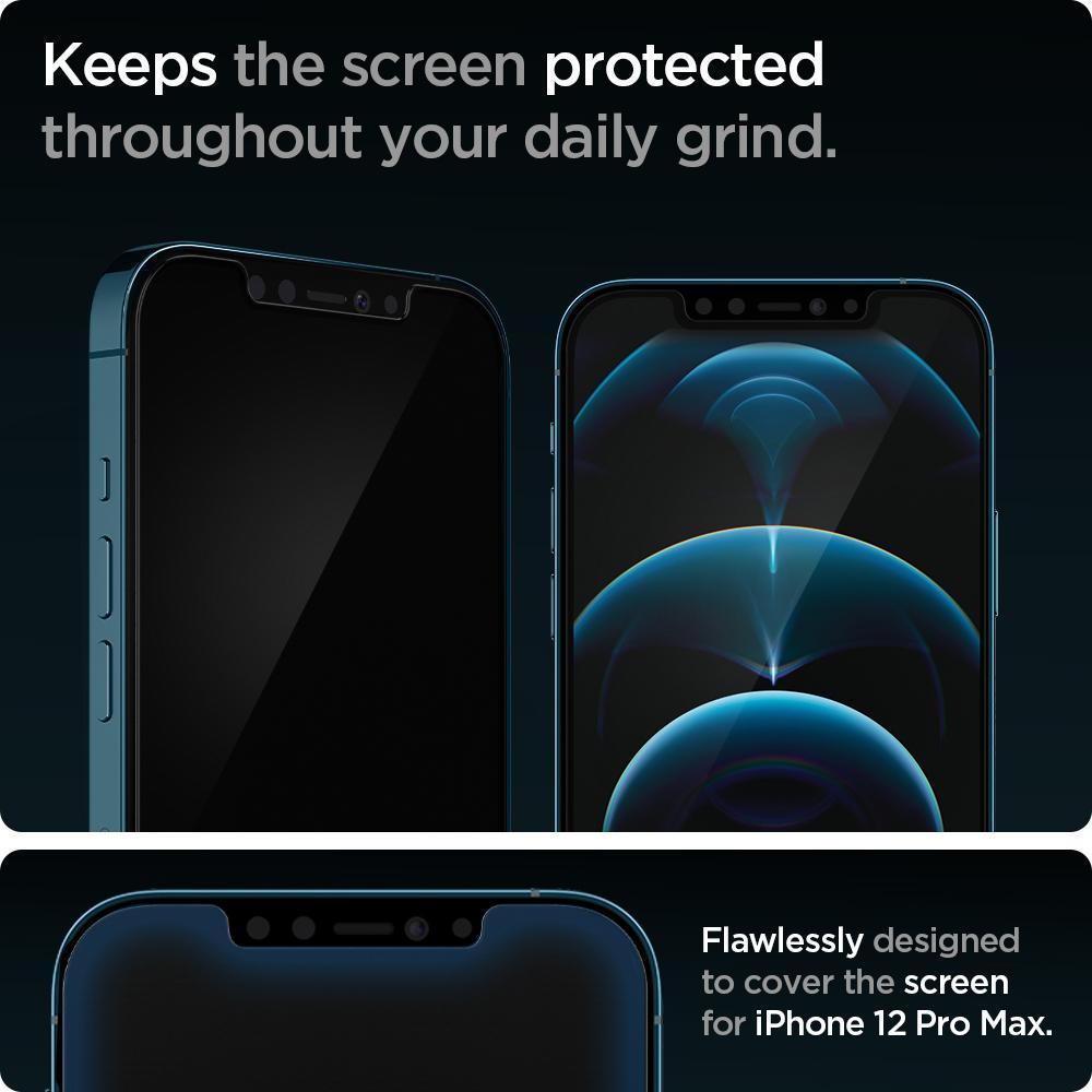 Screen Protector GLAS.tR EZ Fit (2 piezas) iPhone 12 Pro Max