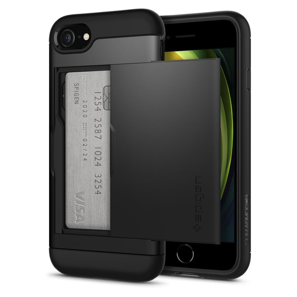 Funda Slim Armor CS iPhone SE (2022) Black