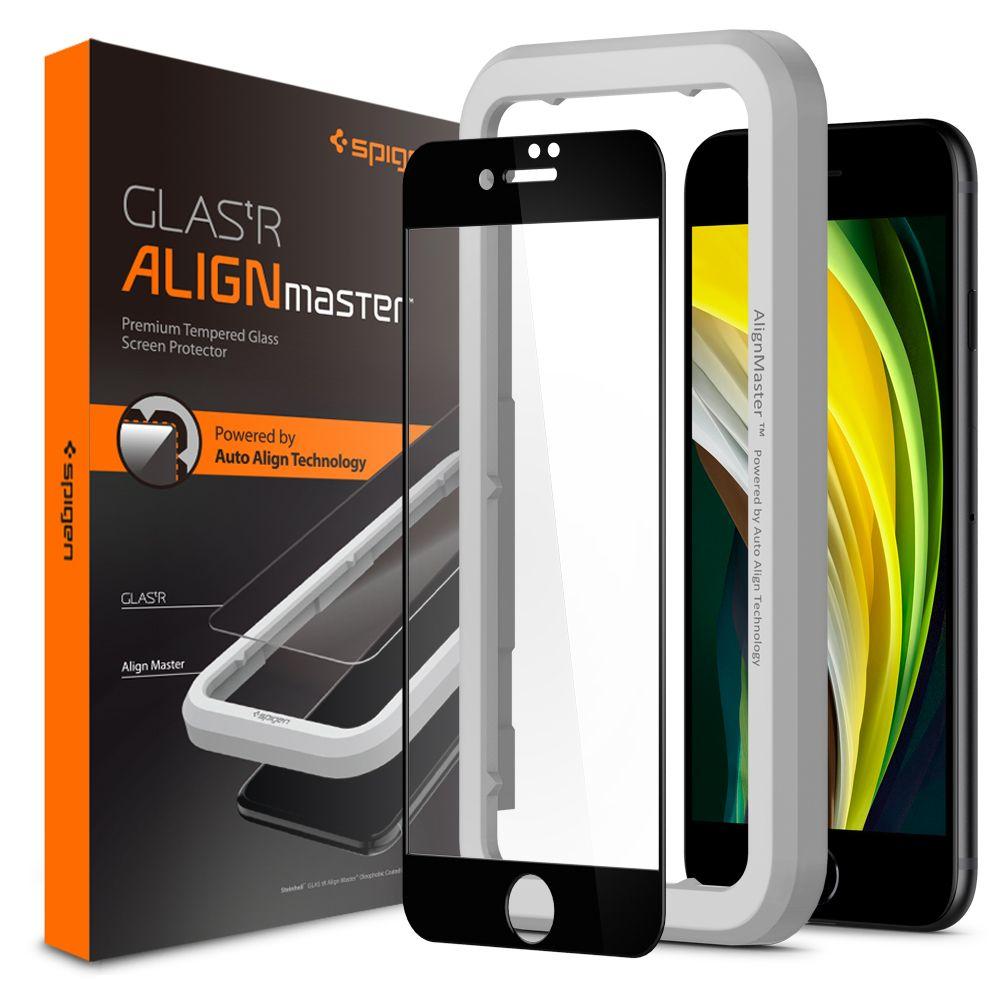 AlignMaster GLAS.tR Full Cover iPhone 7/8/SE Negro