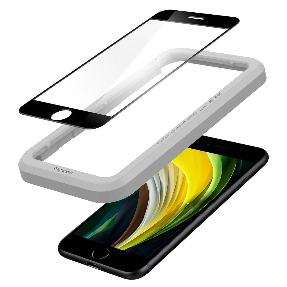 AlignMaster GLAS.tR Full Cover iPhone SE (2022) negro