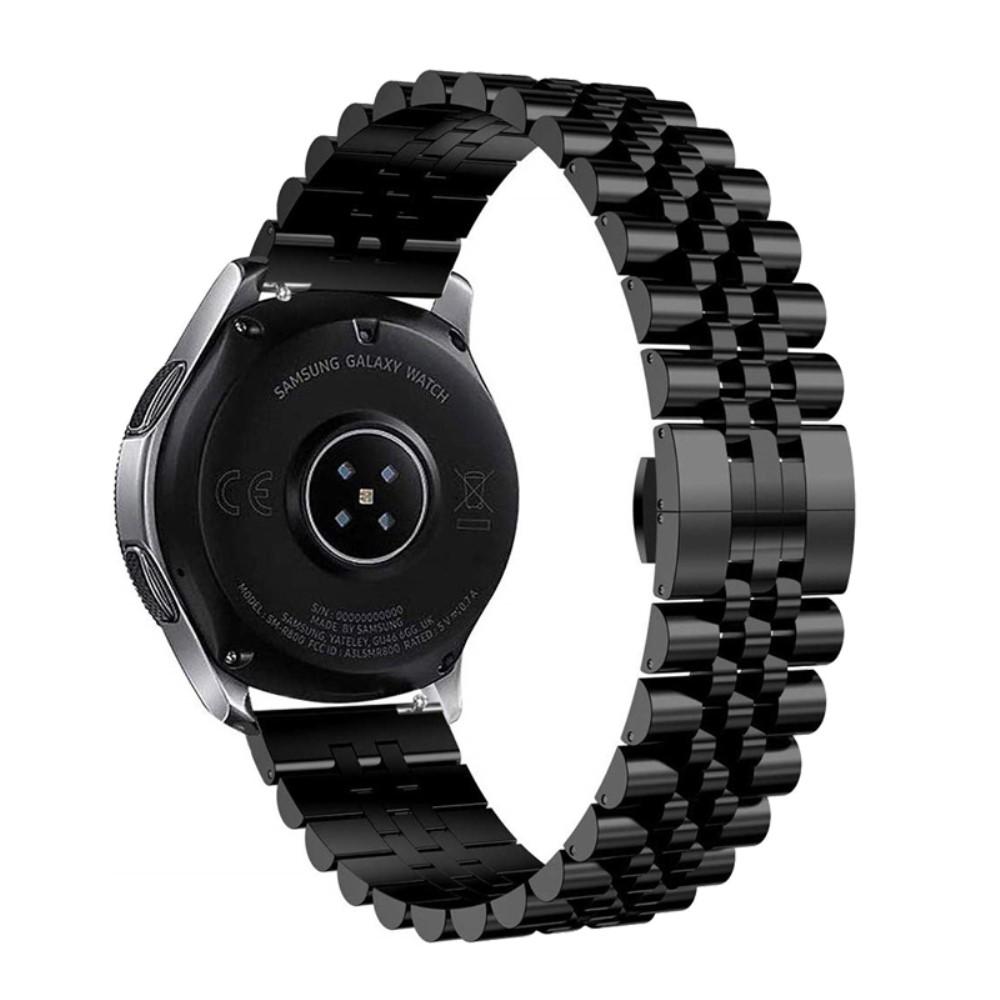 Correa de acero inoxidable Samsung Galaxy Watch/Huawei Watch Black