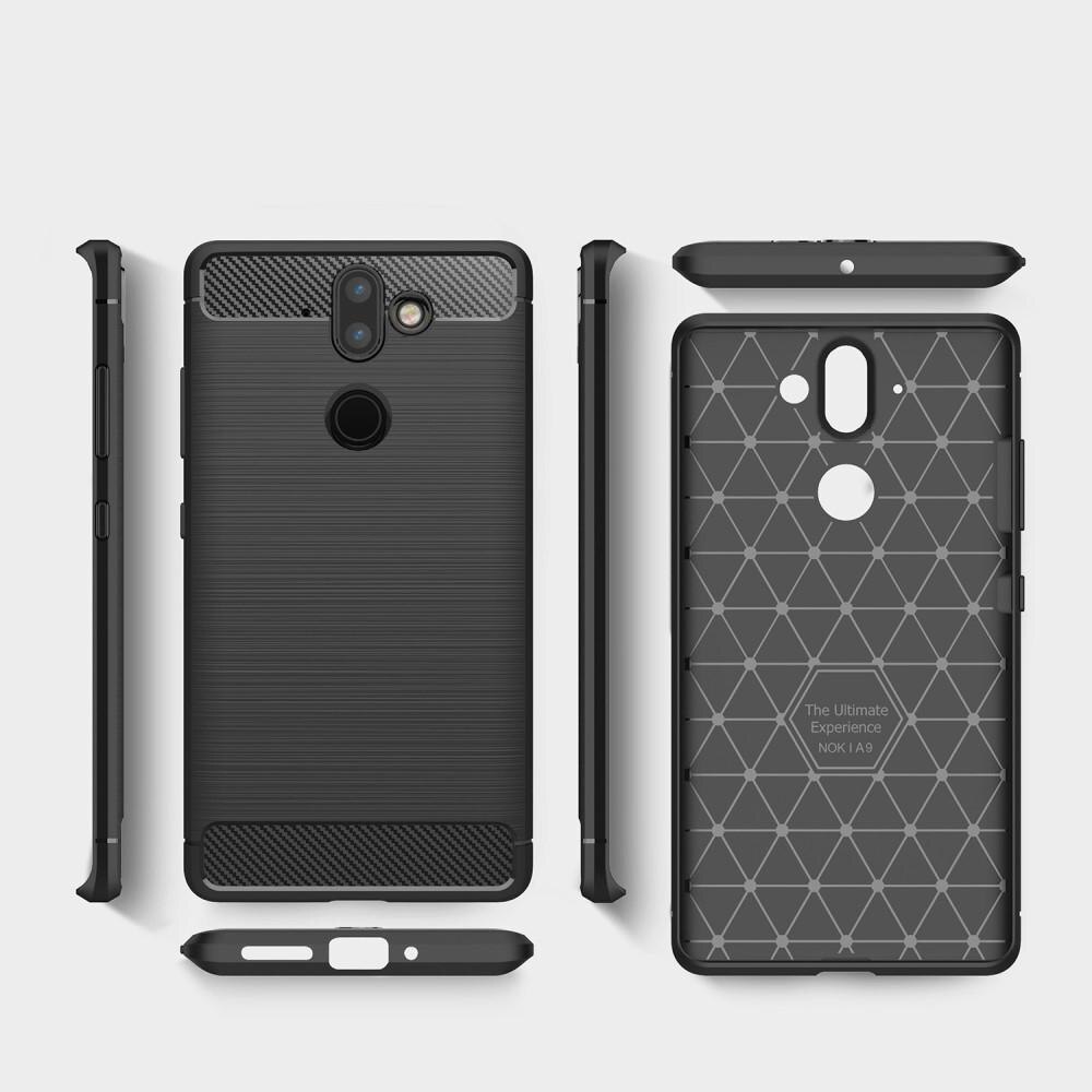 Funda Brushed TPU Case Nokia 8 Sirocco Black