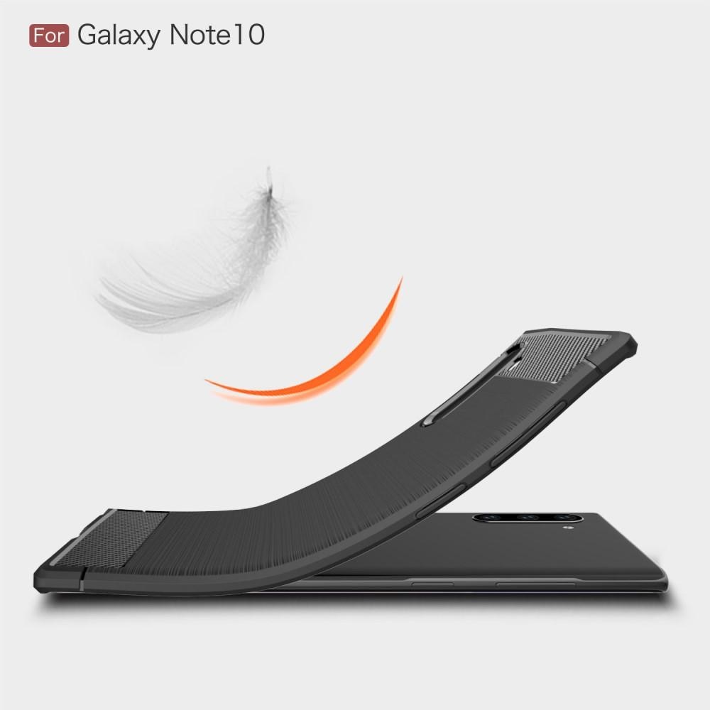 Funda Brushed TPU Case Samsung Galaxy Note 10 Black