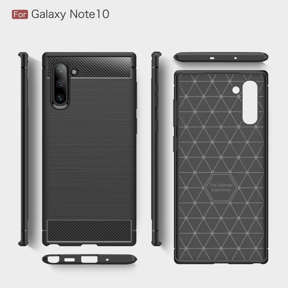 Funda Brushed TPU Case Samsung Galaxy Note 10 Black