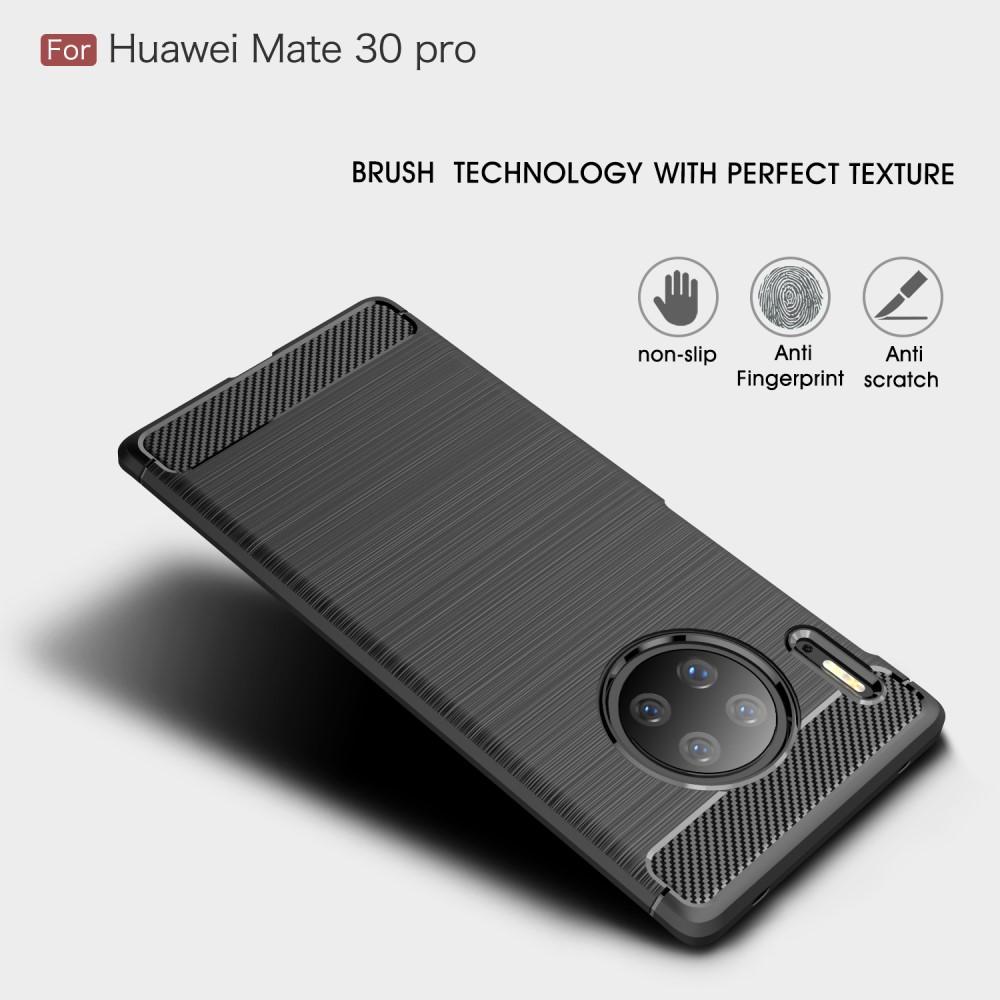 Funda Brushed TPU Case Huawei Mate 30 Pro Black