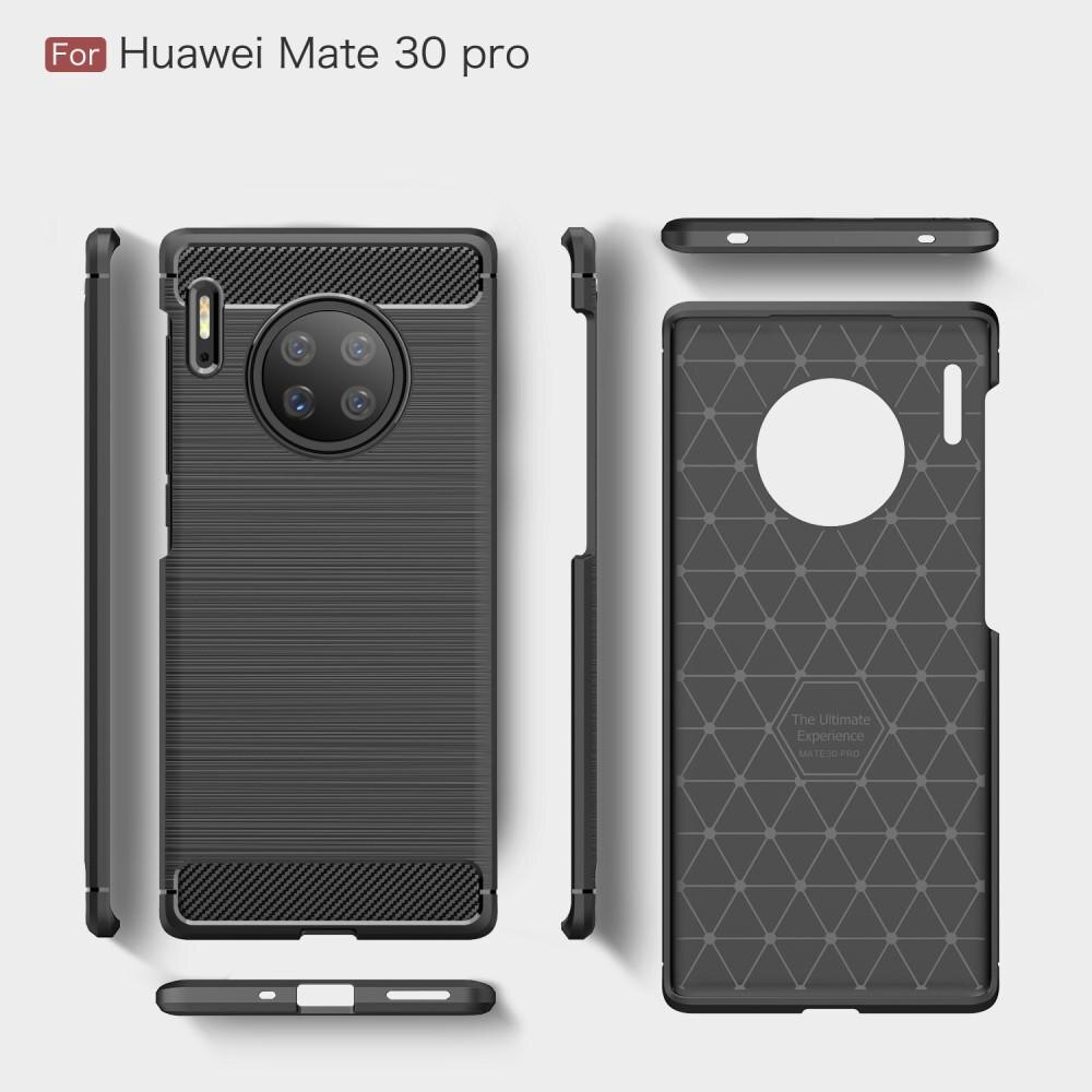 Funda Brushed TPU Case Huawei Mate 30 Pro Black