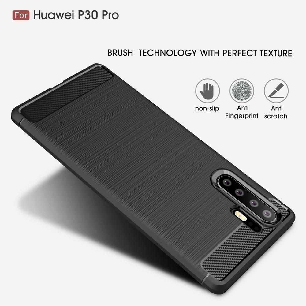 Funda Brushed TPU Case Huawei P30 Pro Black