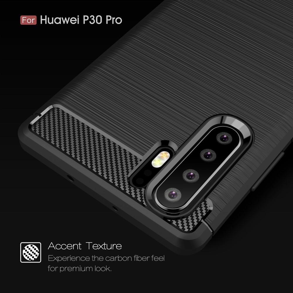 Funda Brushed TPU Case Huawei P30 Pro Black