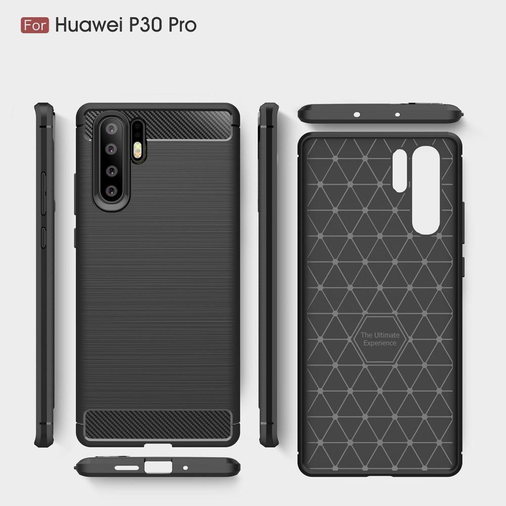 Funda Brushed TPU Case Huawei P30 Pro Black