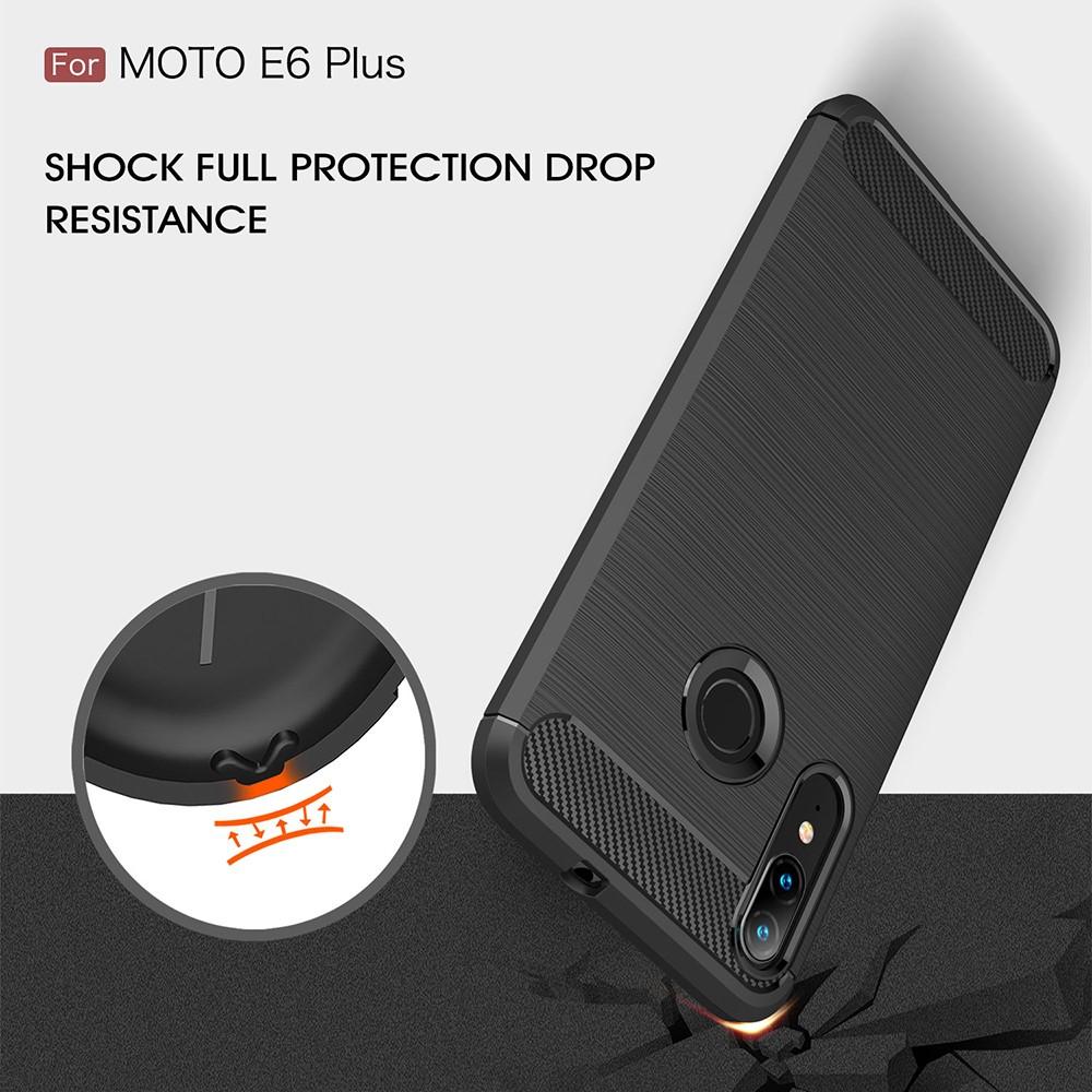 Funda Brushed TPU Case Motorola Moto E6 Plus Black