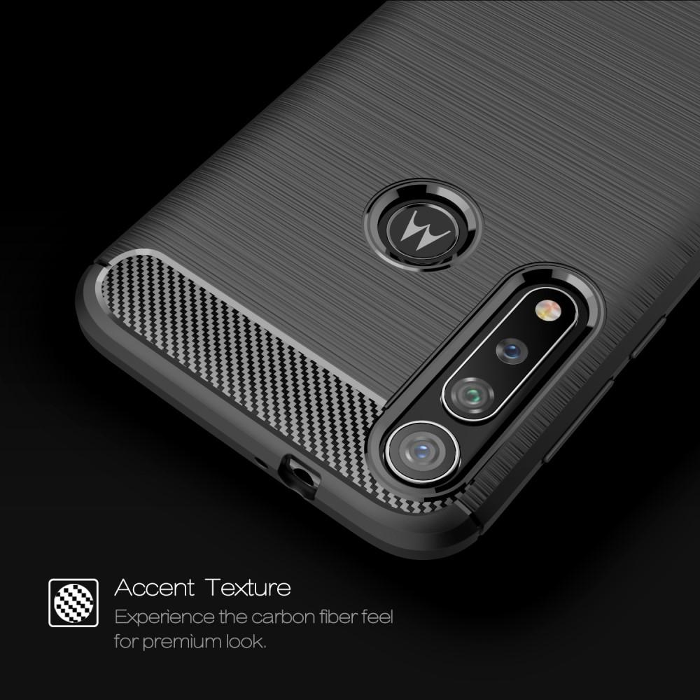 Funda Brushed TPU Case Motorola Moto G8 Plus Black