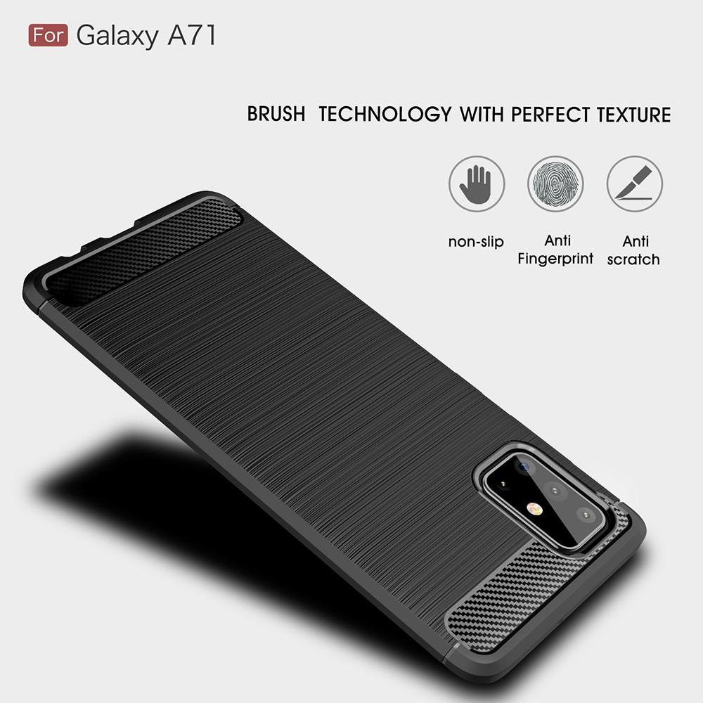 Funda Brushed TPU Case Samsung Galaxy A71 Black