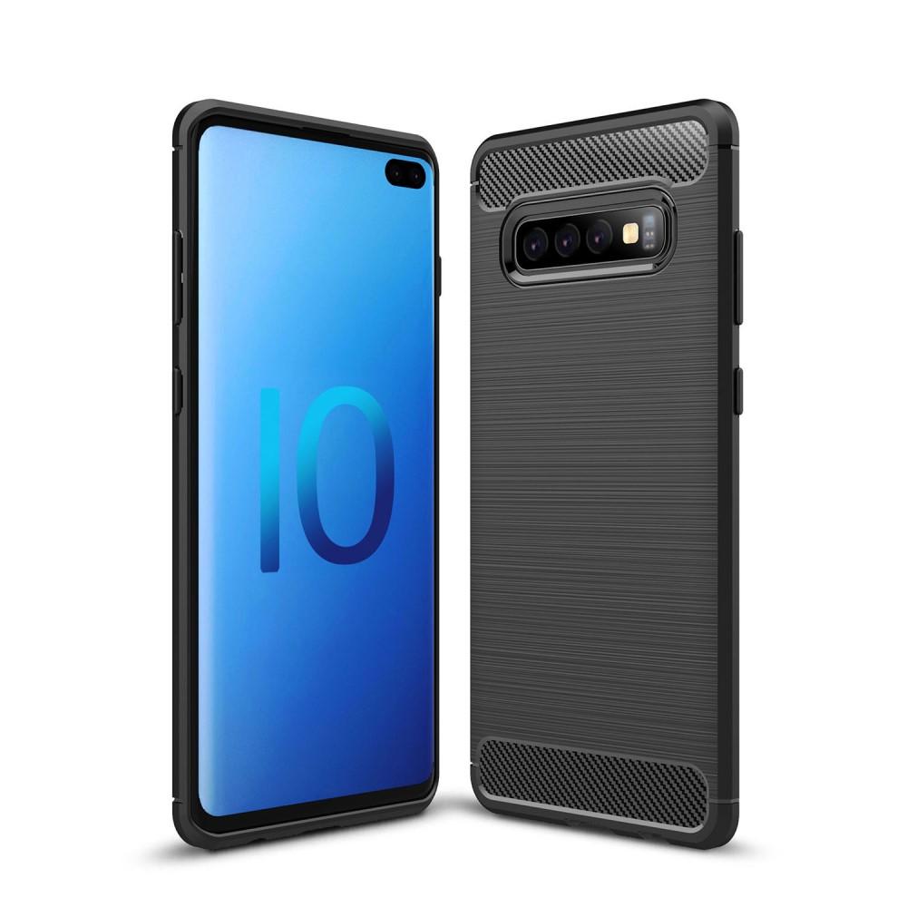 Funda Brushed TPU Case Samsung Galaxy S10 Plus Black