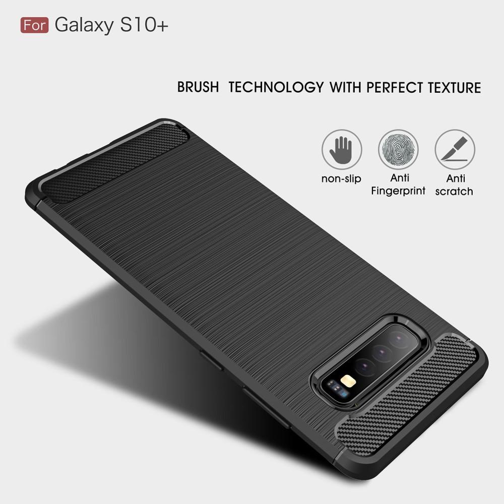 Funda Brushed TPU Case Samsung Galaxy S10 Plus Black
