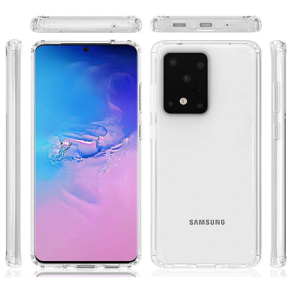 Funda híbrida Crystal Hybrid para Samsung Galaxy S20 Ultra, transparente