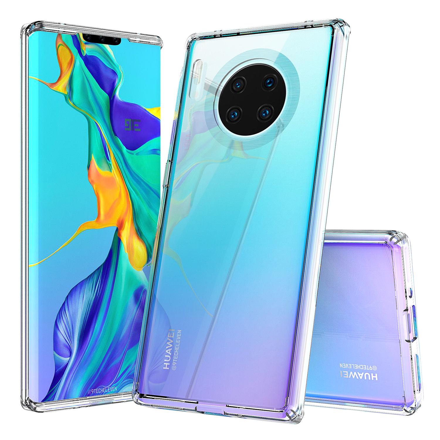 Funda híbrida Crystal Hybrid para Huawei Mate 30 Pro, transparente