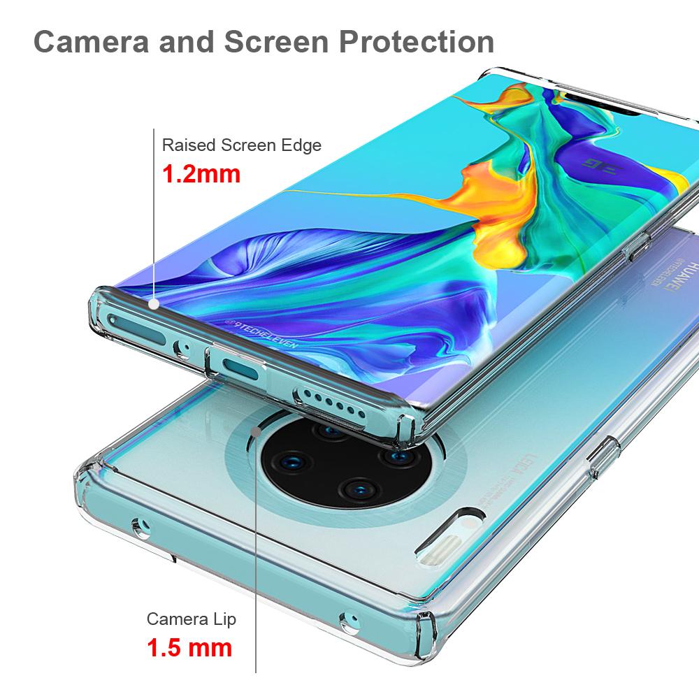 Funda híbrida Crystal Hybrid para Huawei Mate 30 Pro, transparente