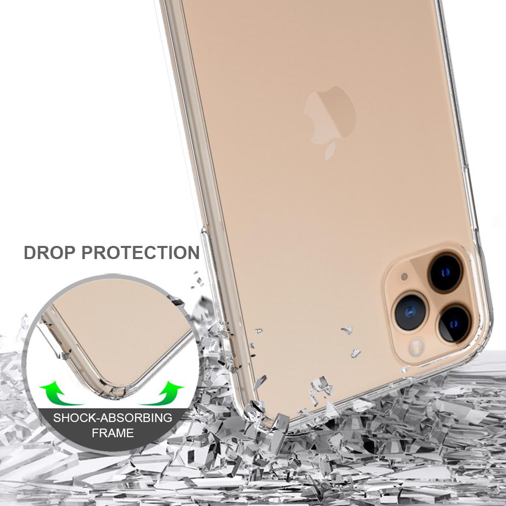 Funda híbrida Crystal Hybrid para iPhone 11 Pro Max, transparente