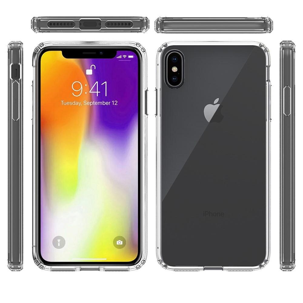 Funda híbrida Crystal Hybrid para iPhone Xs Max, transparente