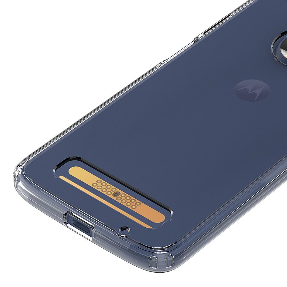 Funda híbrida Crystal Hybrid para Motorola Moto Z3 Play, transparente