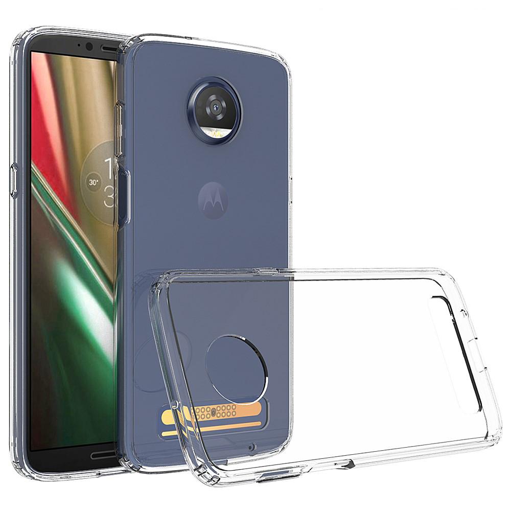 Funda híbrida Crystal Hybrid para Motorola Moto Z3 Play, transparente