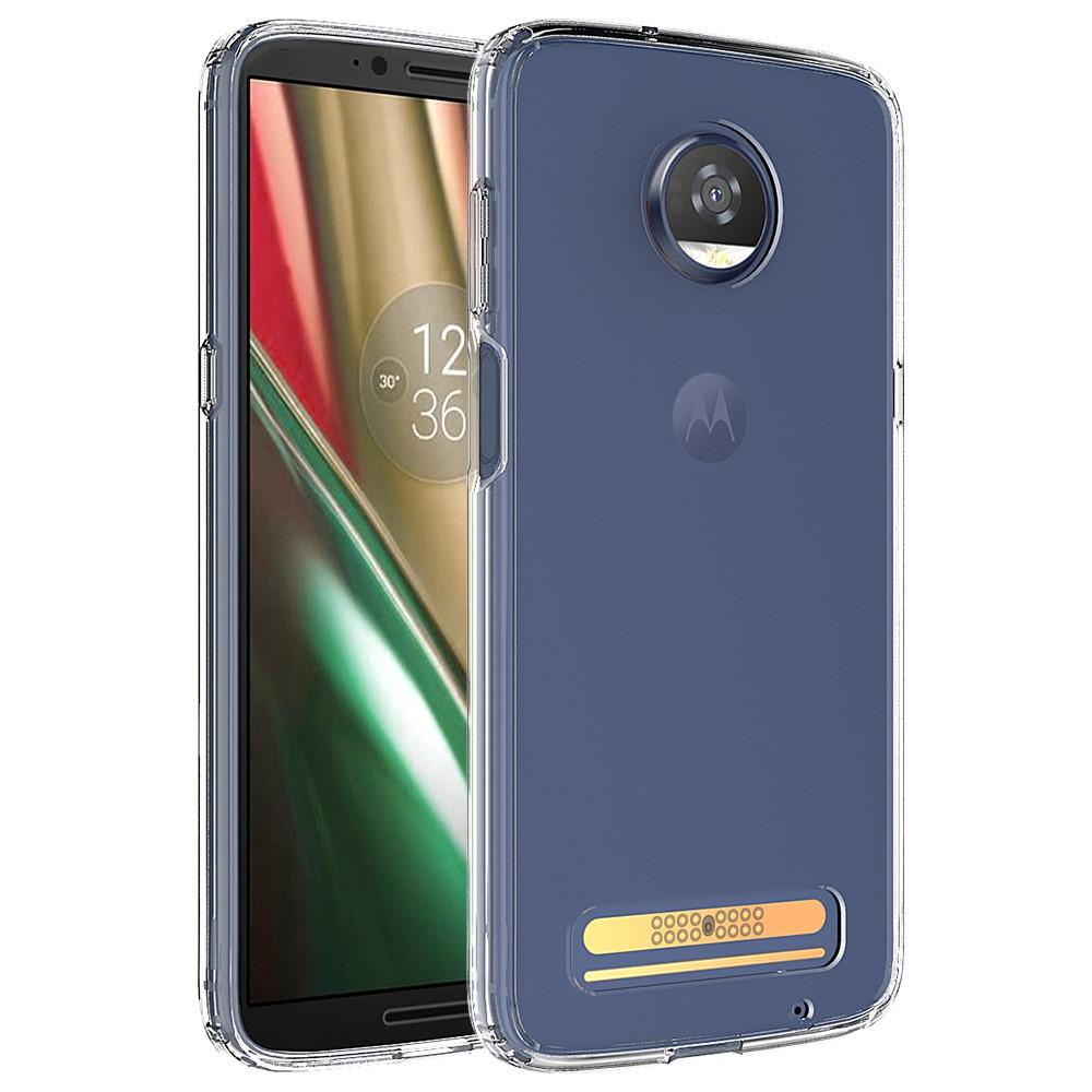 Funda híbrida Crystal Hybrid para Motorola Moto Z3 Play, transparente