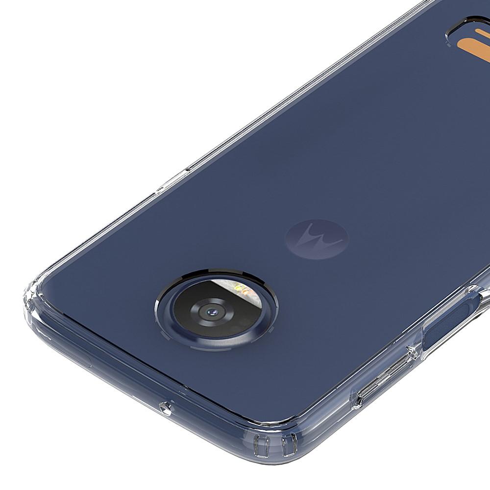 Funda híbrida Crystal Hybrid para Motorola Moto Z3 Play, transparente