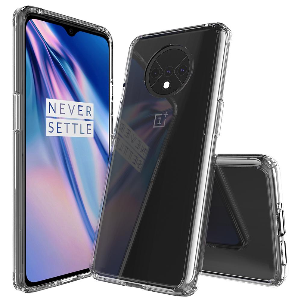 Funda híbrida Crystal Hybrid para OnePlus 7T, transparente