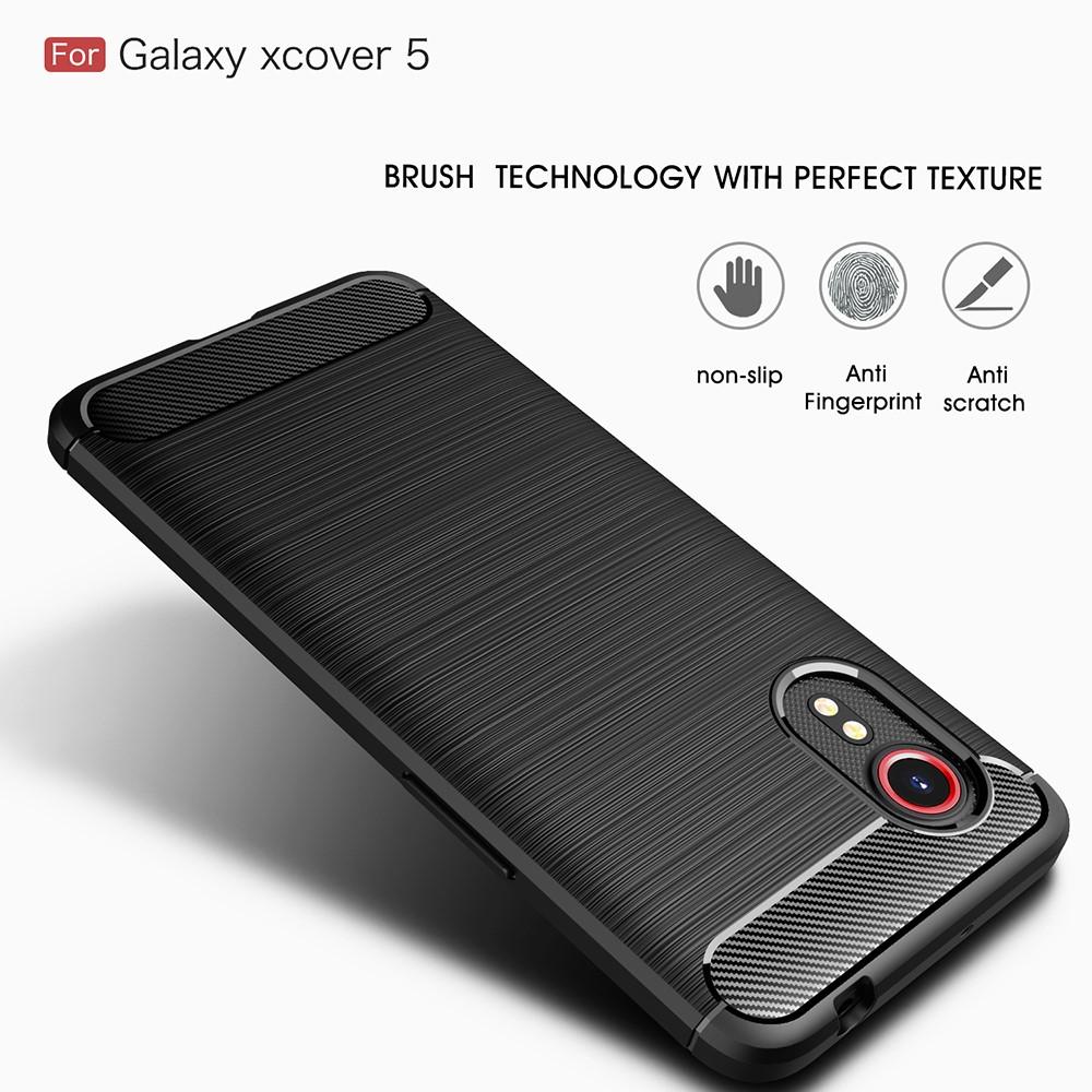 Funda Brushed TPU Case Samsung Galaxy Xcover 5 Black