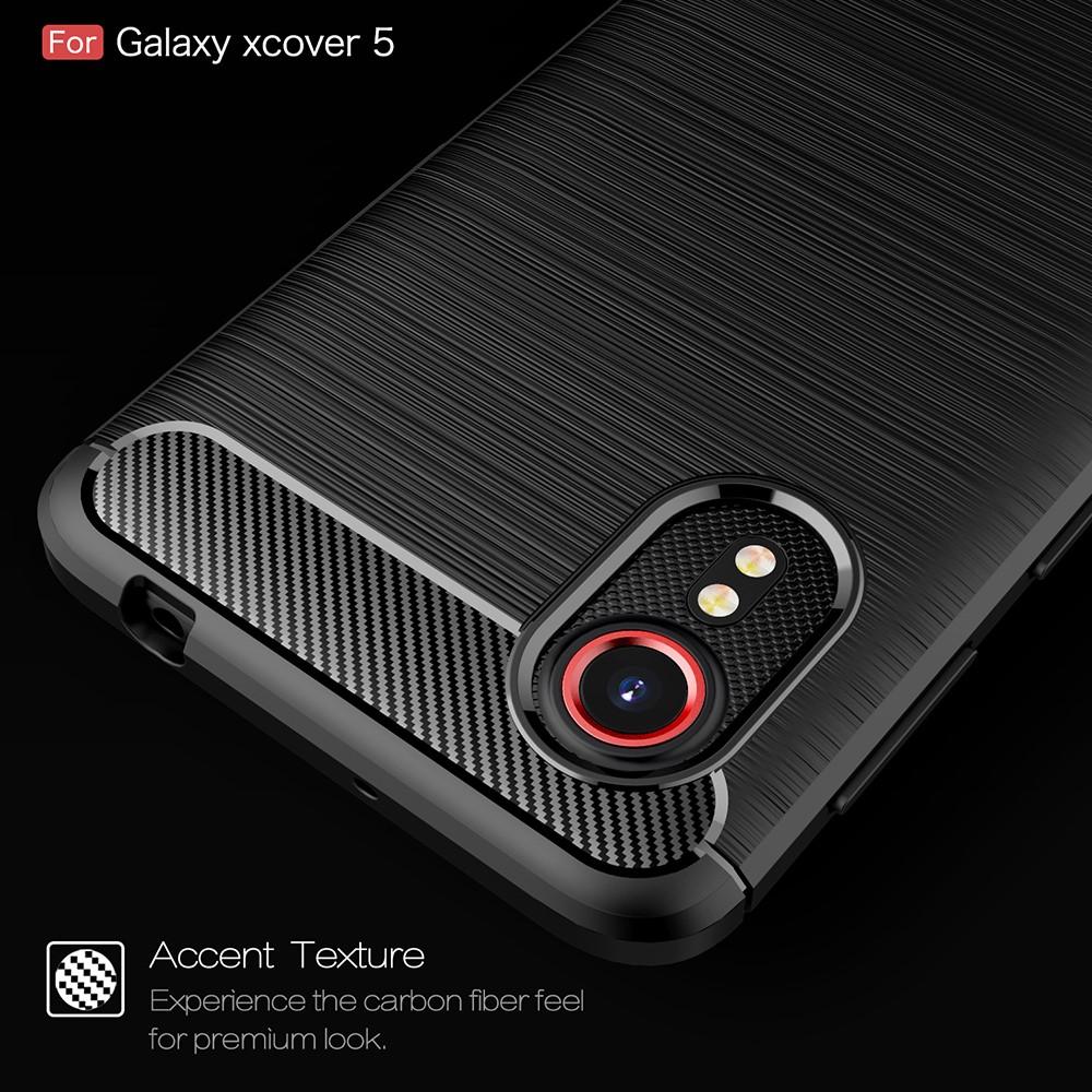 Funda Brushed TPU Case Samsung Galaxy Xcover 5 Black