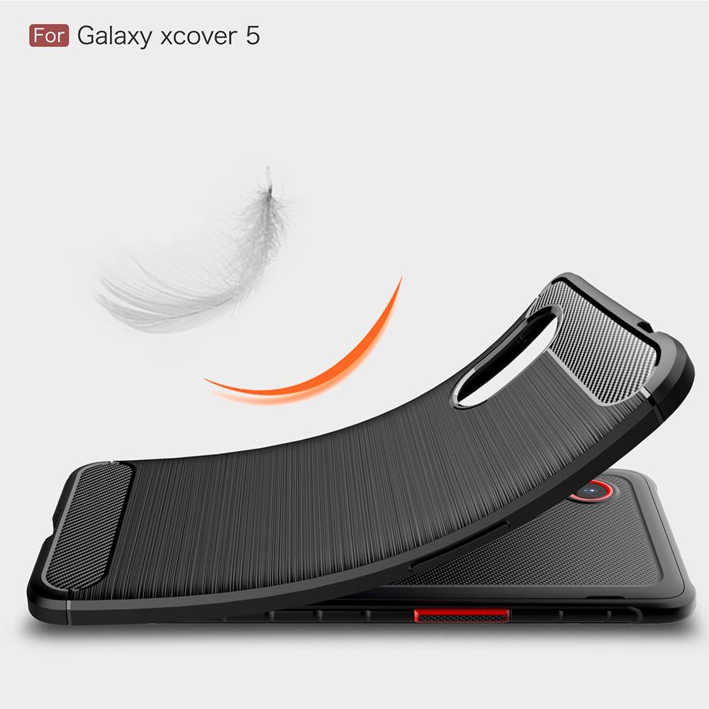 Funda Brushed TPU Case Samsung Galaxy Xcover 5 Black