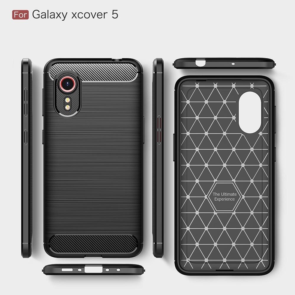 Funda Brushed TPU Case Samsung Galaxy Xcover 5 Black