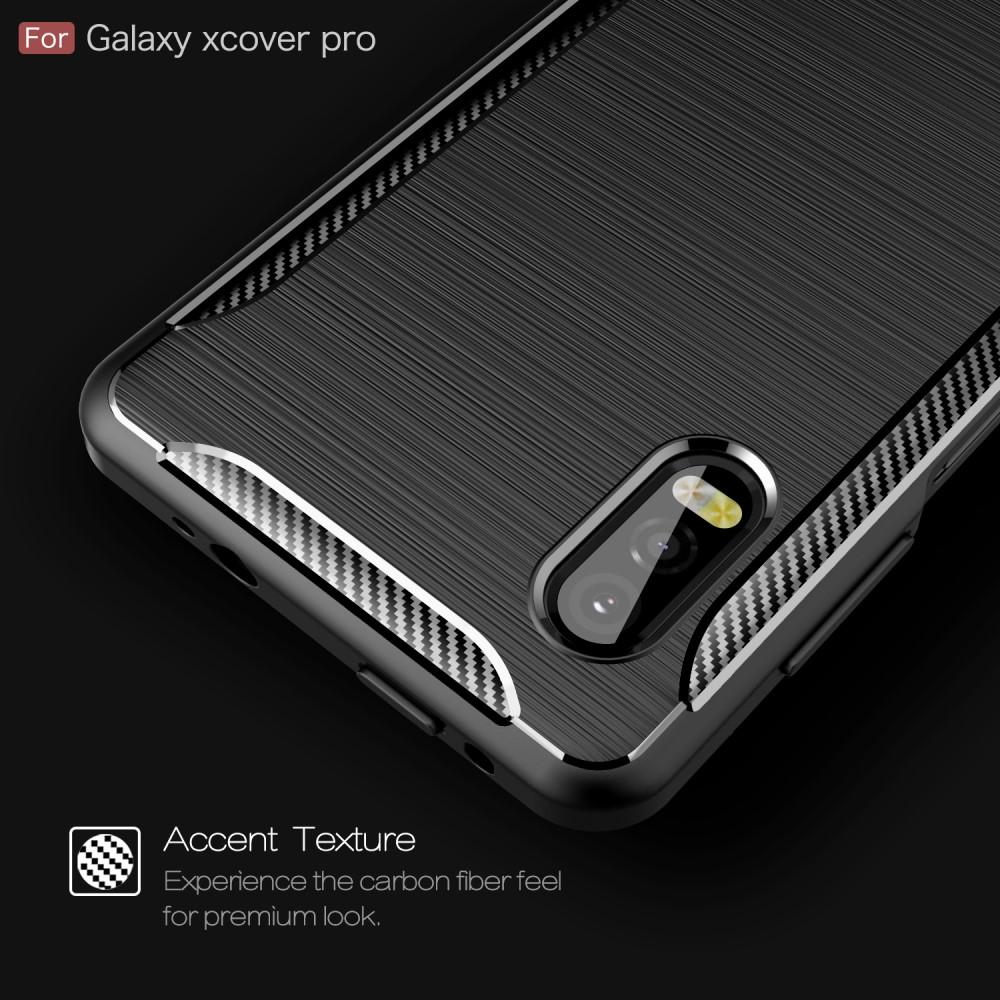 Funda Brushed TPU Case Samsung Galaxy Xcover Pro Black