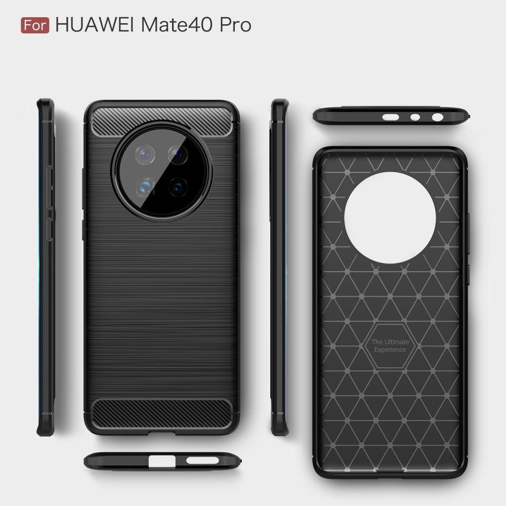 Funda Brushed TPU Case Huawei Mate 40 Pro Black