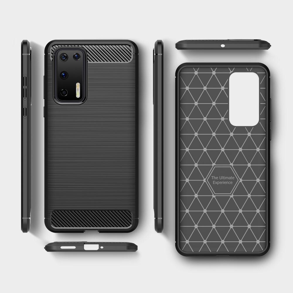 Funda Brushed TPU Case Huawei P40 Black