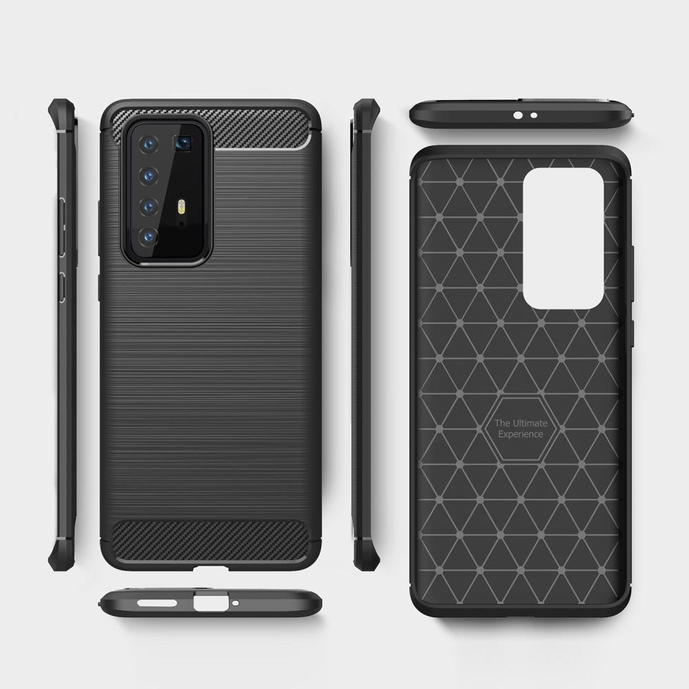 Funda Brushed TPU Case Huawei P40 Pro Black