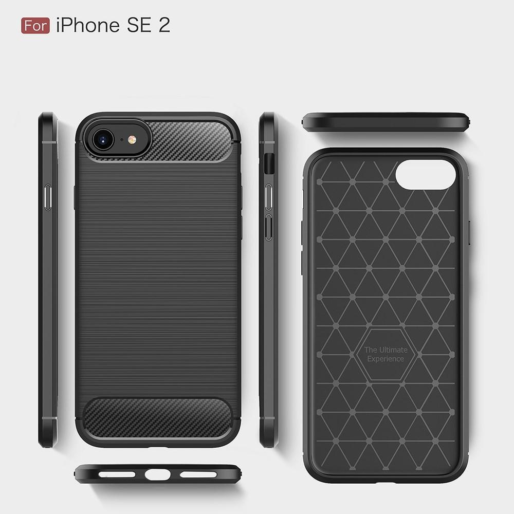 Funda Brushed TPU Case iPhone 7/8/SE Black