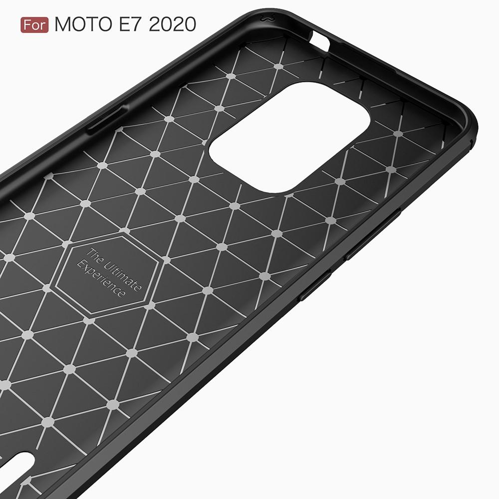 Funda Brushed TPU Case Motorola Moto E7 Black