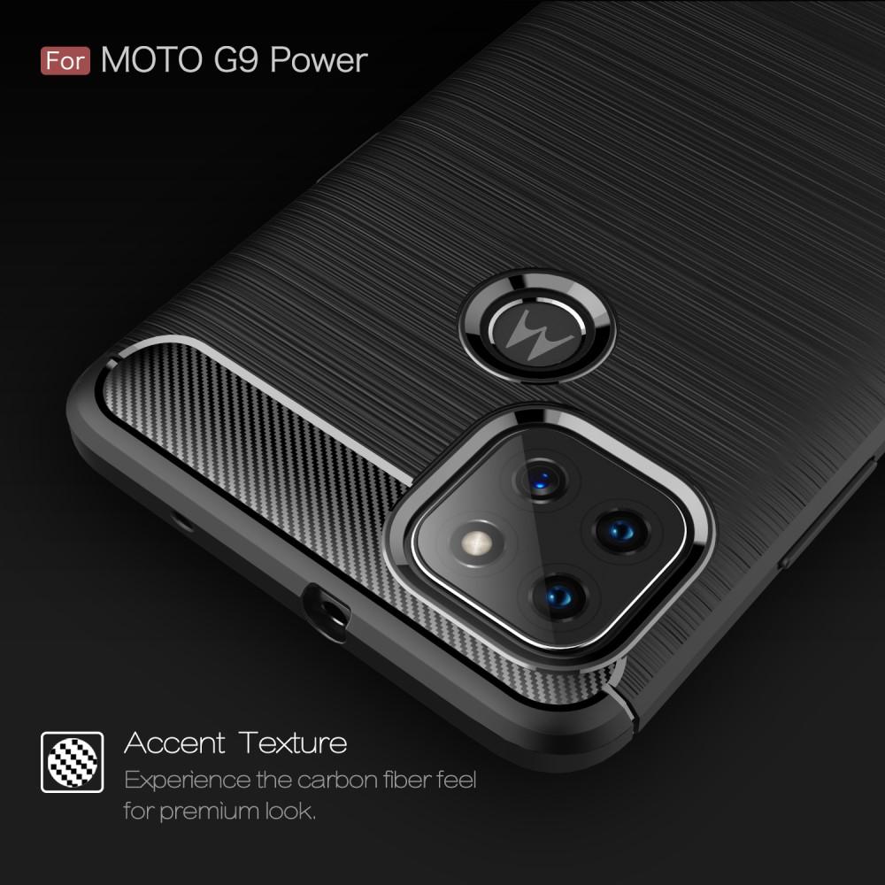 Funda Brushed TPU Case Motorola Moto G9 Power Black