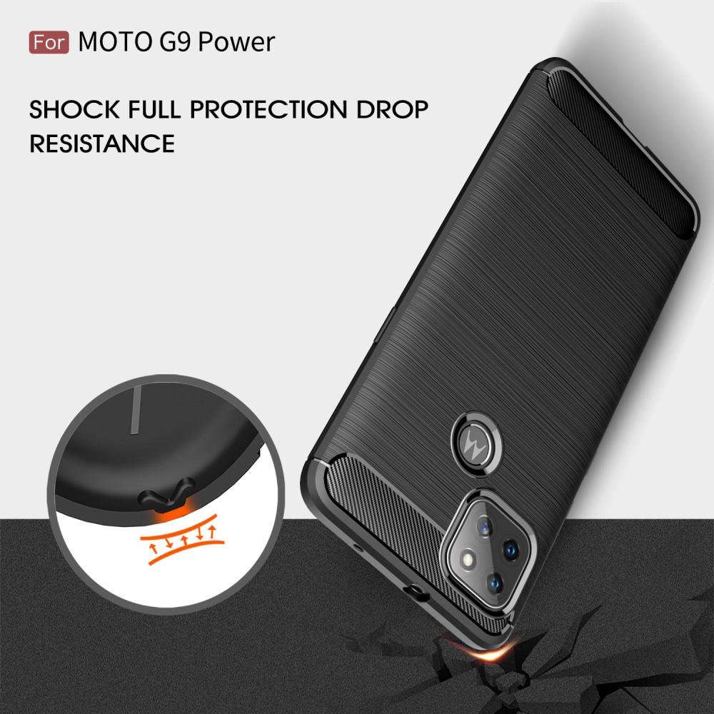 Funda Brushed TPU Case Motorola Moto G9 Power Black