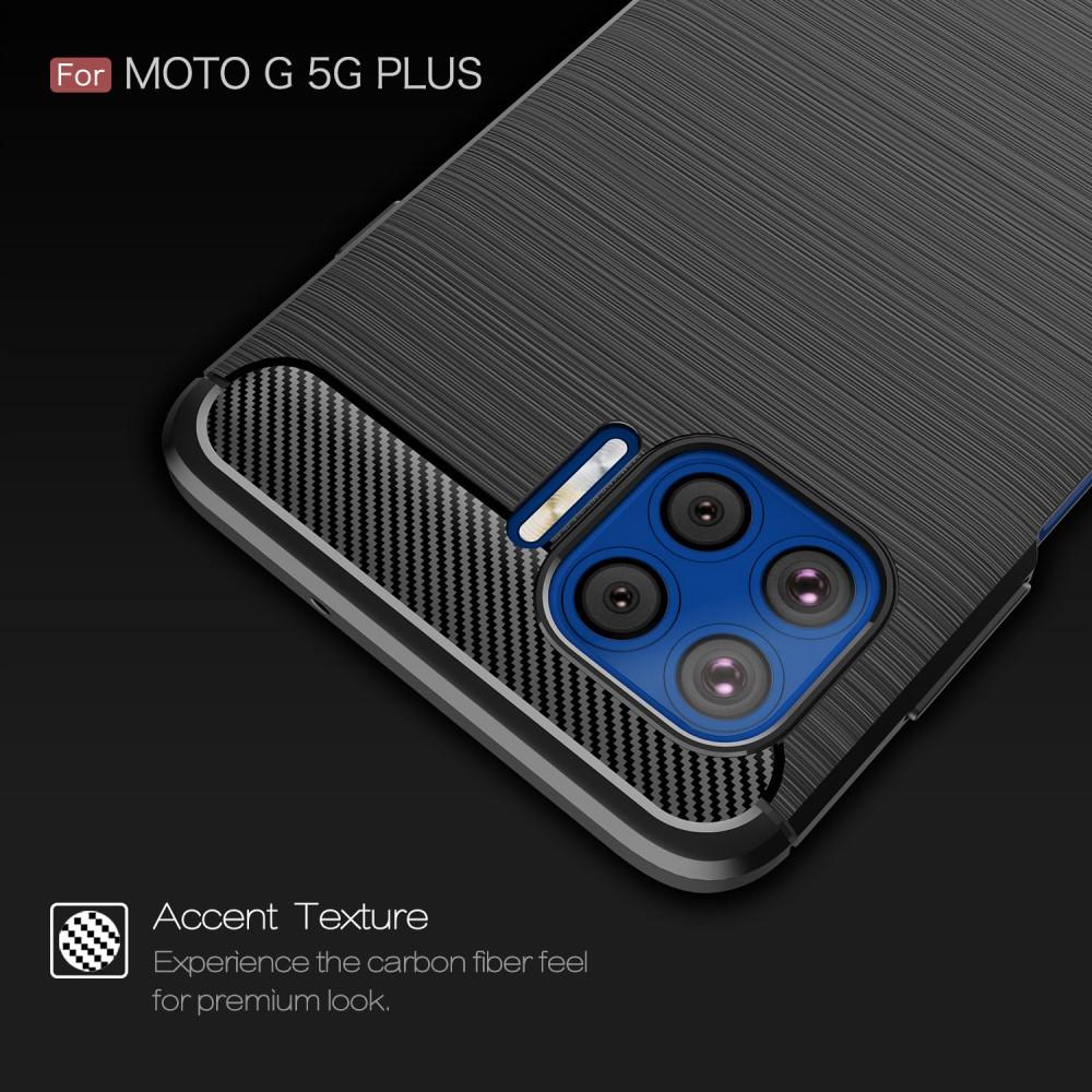 Funda Brushed TPU Case Motorola Moto G Plus 5G Black