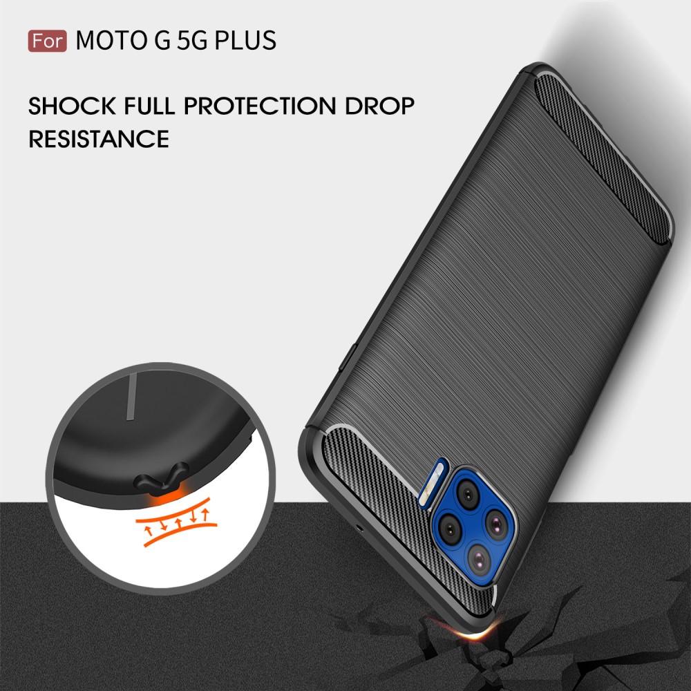 Funda Brushed TPU Case Motorola Moto G Plus 5G Black