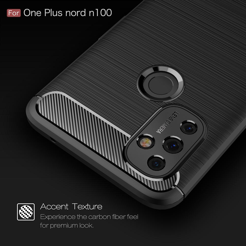 Funda Brushed TPU Case OnePlus Nord N100 Black